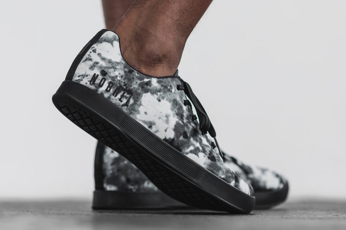 Nobull Tie-Dye Canvas Men's Trainers Grey | Australia (TR8576)